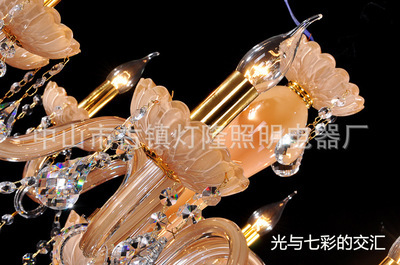 【貴婦豪華矮型K9水晶燈 臥室燈 餐廳吊燈 蠟燭水晶燈批發客廳燈】價格,廠家,圖片,吊燈,中山市古鎮燈隆照明電器廠-